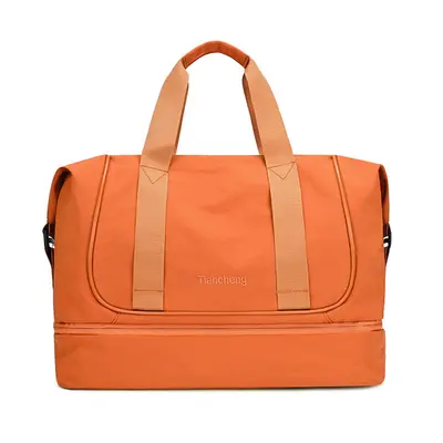 Erweiterbare Reisetasche für Damen mit großem Fassungsvermögen, Kurztrip-Reisegepäcktasche, tragbarer Organizer, leichte Umhängesporttasche für Fitness - 11
