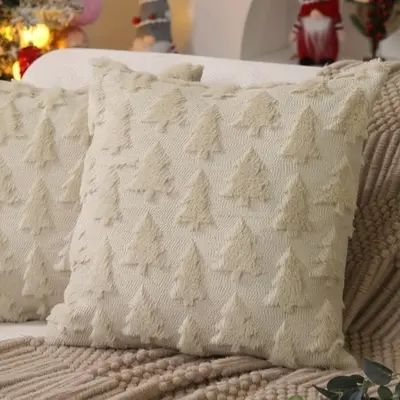 Grenzüberschreitend beliebte Weihnachtsbaumkissenbezug Weihnachts-Plüsch-Festive-Heimdekoration Sofa-Kissen Kissenbezug Großhandel - 9
