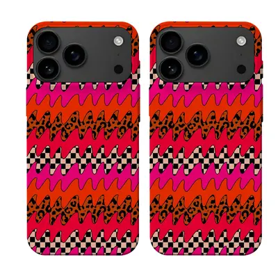 iPhone 17 Pro case, leopard print, punk style, 2-in-1, magnetic