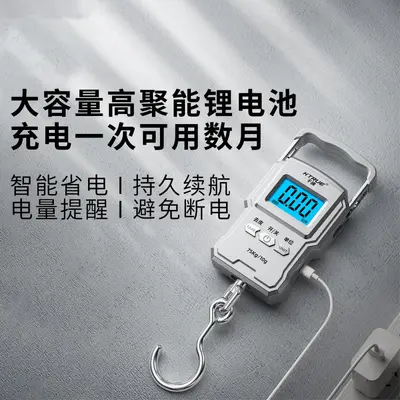 High-Precision Rechargeable Portable Digital Luggage Scale