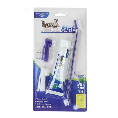 Pet toothpaste, dog toothbrush, cat toothbrush, dog toothbrush, dog and cat finger toothbrush, dog toothpaste, cat dental cleaning kit - 8