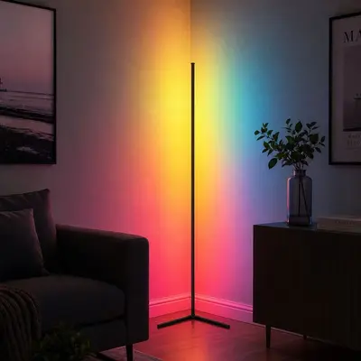 USB müzik alma lambası APP atmosfer lambası Bluetooth fantom köşe atmosfer lambası Bluetooth APP zemin atmosfer lambası