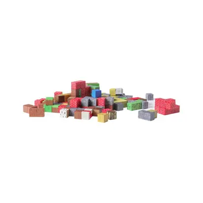 Magnetic World Block Set, Magnetic Mini Building Blocks, 2.5 cm - 6