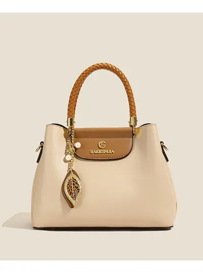 Soft Leather Crossbody Bag for Women, Multi-Compartment Large-Capacity Mom Bag - 3