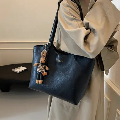 Women's Large Autumn Winter Tote Bag, 2026 Single Shoulder Bag - 4