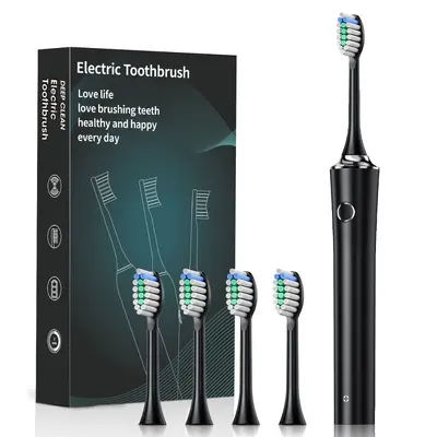 Adult electric toothbrush with magnetic levitation, IPX7 waterproof, rechargeable