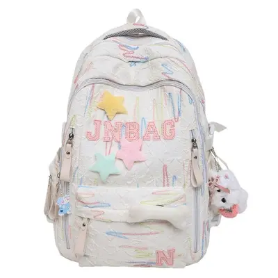 Large Capacity Lightweight Women's Backpack with Laptop Compartment - 6