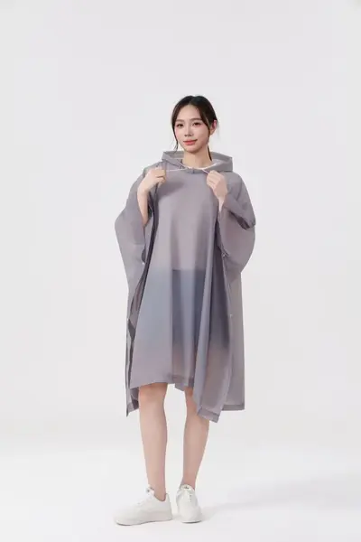 EVA raincoat, full body, portable, thickened - 12