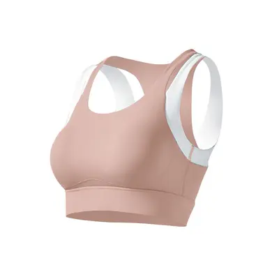 Women's Running Sports Bra, Shockproof, One-Piece, Plus Size