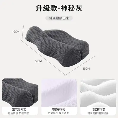 Nackenkissen mit Heizfunktion, Memory-Foam-Nackenstütze, abnehmbar und waschbar - 9