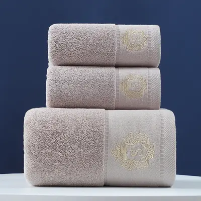 Cotton towel gift set, three-piece, bath towels - 4