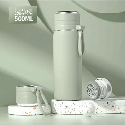 大容量316不锈钢保温杯学生简约高颜值专用双饮杯子便携户外杯子 - 10