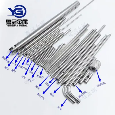 316L 304 Medical-Grade Stainless Steel Capillary Tube, Custom Processing