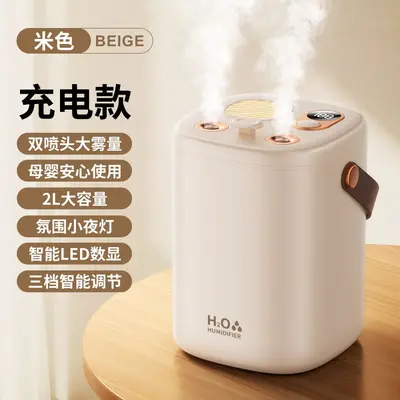 新款家用静音无线加湿器 孕妇婴儿卧室室内办公室小型大雾量加湿 - 10