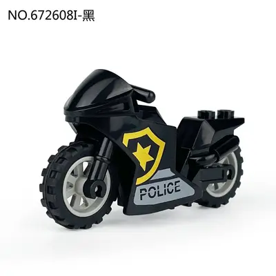 Motosiklet Yapı Taşı Modeli, Harley Trafik Polisi, Döner Tekerlekli - 8