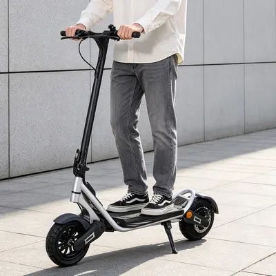 Lithium Battery Electric Scooter, Portable Two-Wheel, Long Range for Men and Women