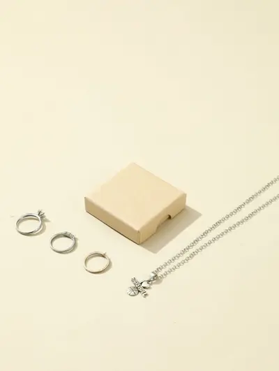 Direktversand vom Hersteller – Grenzüberschreitend für Amazon – Schmuck-Schachteln mit Deckel – Geeignet für Ringe, Halsketten und Ohrstecker - 12