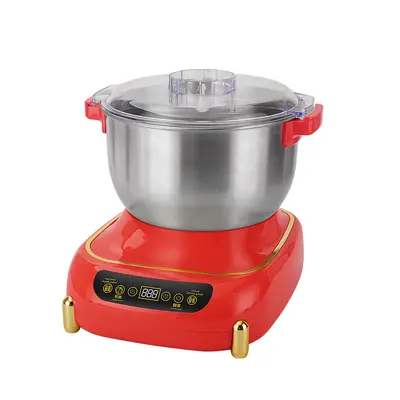 Elektrische Teigmaschine für den Hausgebrauch, kleine Knetmaschine mit großem Fassungsvermögen, Küchenmaschine für Bäckerei, Dampfbrötchenmaschine, neue automatische Teiggehmaschine - 6