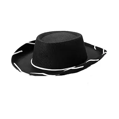 Western-Cowboyhut mit breiter Krempe, Braun und Weiß - 10