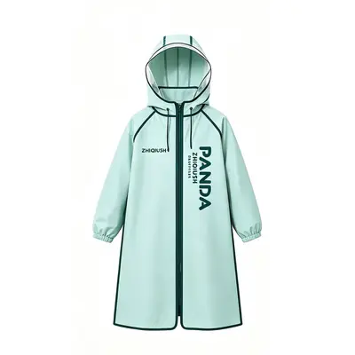 Children's raincoat, school use, long style, waterproof - 5