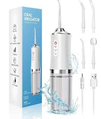Electric oral irrigator, water flosser, tartar remover, orthodontic, portable, powerful - 10