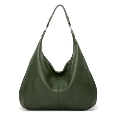 Retro Tote Bag for Women, Large Capacity, Soft Leather Shoulder Bag - 11