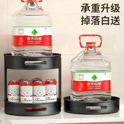 360-degree rotating spice rack kitchen spice multi-functional spice storage box storage shelf
