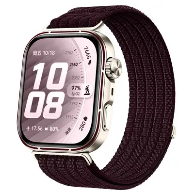 Woven Nylon Strap for Huawei Fit5 Pro, Five-Ring, Breathable - 11