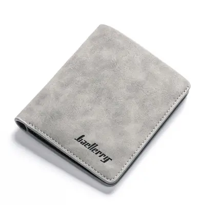 Baellerry Short Men's Wallet, Retro Matte Leather, Bifold - 11