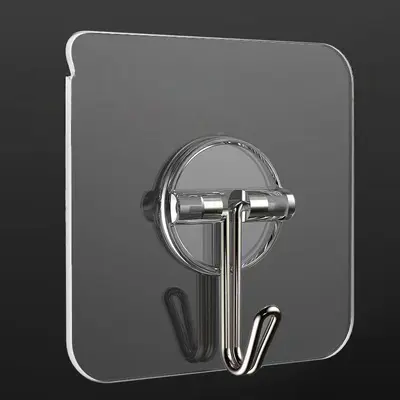 No-Drill Adhesive Wall Hooks, Nail-Free, Strong Hold, Damage-Free - 9