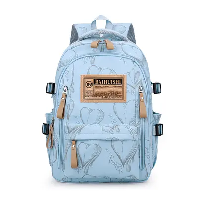 New Backpack Men Women Students Bag School Backpack Lightweight Large Capacity Shoulder Bag Outdoor Travel Commuter Pack - 6