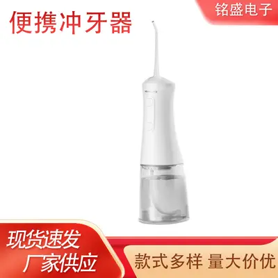 Portable electric oral irrigator teeth cleaning device
