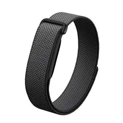 Nylon Hook-and-Loop Watch Band for Google Fitbit Air, Loop Design - 8