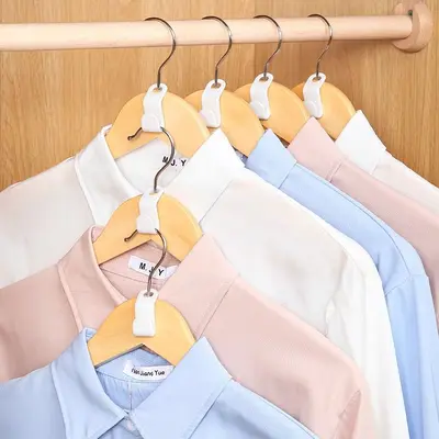 Fashion Thick Plastic Stackable Hanger Connector Hook
