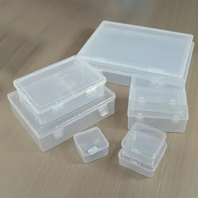 Şeffaf Büyük Yüksek Şeffaf Plastik Saklama Kutusu PP Oyuncak Kitap Dosya Düzenleme Kutusu Pigment Şişesi Plastik Saklama Kutusu - 3