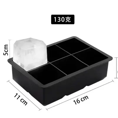 Grenzübergreifend beliebte Silikon-Eiswürfelform mit Lebensmittelqualität, Druckdeckel, Eiswürfelbehälter mit Deckel, Wabeneisform, Eiskugelform - 10