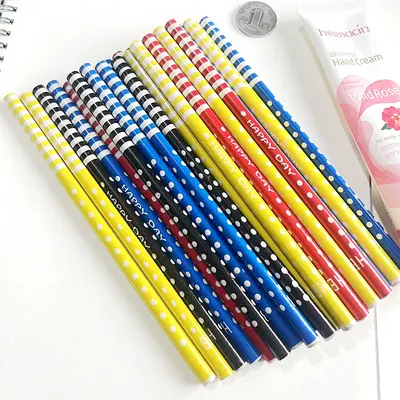 HB Pencil Set with Eraser Tops, Cartoon Design for Children - 13