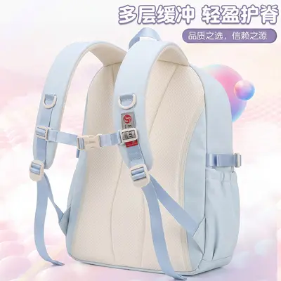 Schulrucksack im College-Stil für Damen, leicht, großes Fassungsvermögen