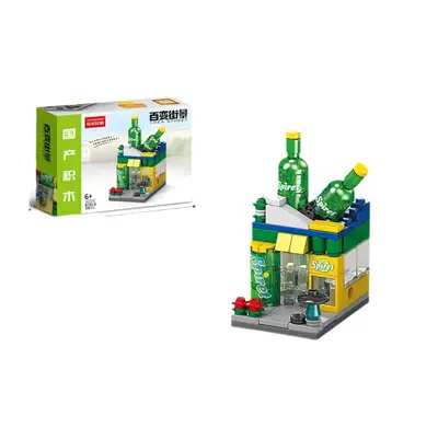 Kinder-Bausteine Stadtarchitektur, kleine Teile, kompatibel, Modellspielzeug - 6