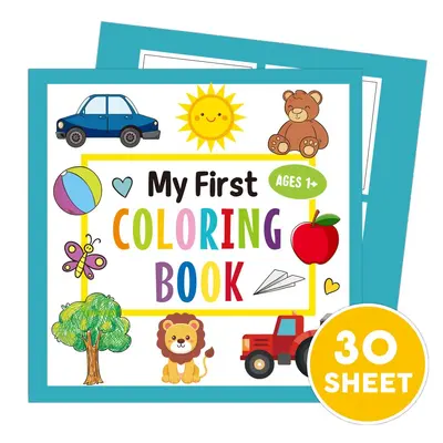 Children's Doodle Coloring Book, 30 Sheets with Cartoon Animals - 7