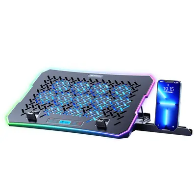 Cooler Master A12 dizüstü bilgisayar soğutma pedi fanlı telefon standı sınır ötesi özel metal panel sessiz çalışma - 6