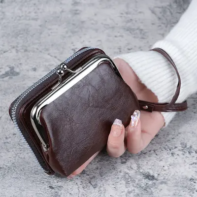 Women's Wristlet Short Wallet with Large Coin Pouch and Card Slots - 9