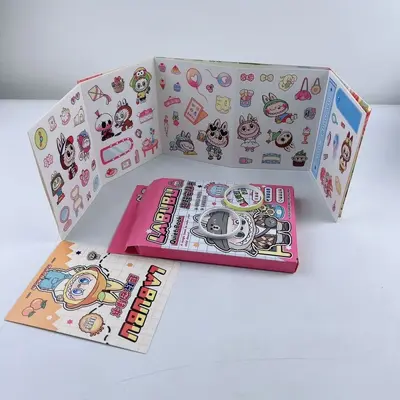 Bubu Quiet Book, DIY Sticker Book for Girls, No-Cut Toy Book