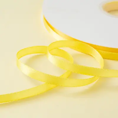 6 mm einfarbiges Polyester-Satinband, 100 Yards - 12