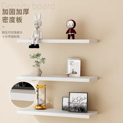 Wall-Mounted Single Board Multi-Layer Wall Shelf for Living Room