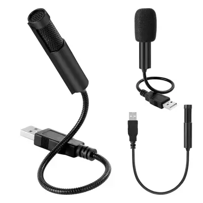 USB-Kondensator-Schwanenhalsmikrofon für Laptop-Videokonferenzen