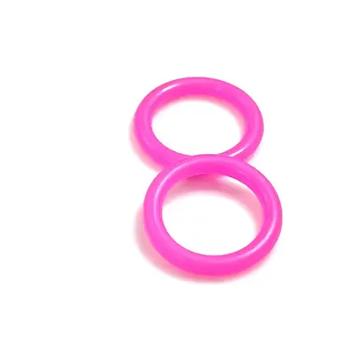 Karabinerhaken-Schlüsselanhänger mit Silikon-O-Ring, bunt, Farbe individuell wählbar