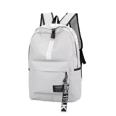 2026er koreanische Schultertasche mit Buchstabenmotiv für Jungen und Mädchen, Mittel- und Oberschüler, Schultasche für Damen mit großem Fassungsvermögen, Campus-Segeltuch-Rucksack