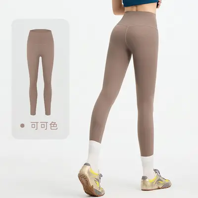 Women's Summer Thin High-Waist Butt-Lifting Breathable Yoga Pants - 11