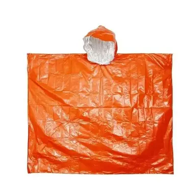 Notfall-Regenjacke aus Aluminiumfolie, tragbar